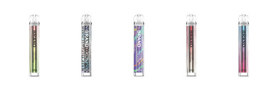품질  600puffs 2ml Liquid Cyrstal Clear E-Cigarette Battery 400mAh Disposable TPD 공장