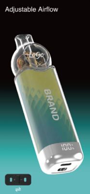 Maximize Your Production Efficiency with 2+10ml POD System Get Your Customized Solution featuring dual mesh coils with 5000 puffs